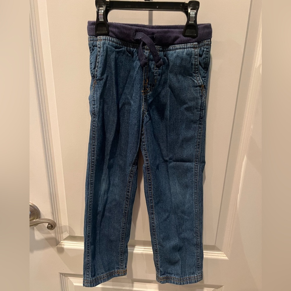 Carter’s soft denim elastic waist pants. Boys 5T.